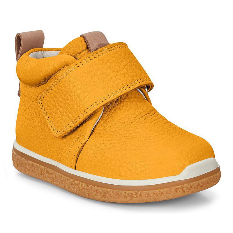 Kids Ecco Crepetray Mini - Flats Shoe Yellow - India PQMTYR293